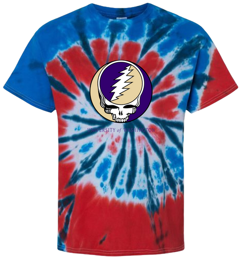 Washington Stealie Tie-Dye T-Shirt