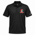 Washington Stealie Premium Unisex Polo — Design: Washington University — Black