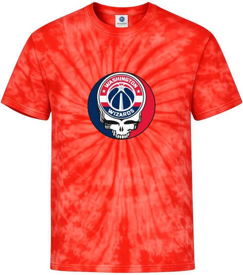 Washington Wizards Stealie Tie-Dye T-Shirt