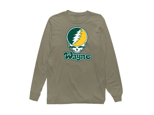 Wayne Stealie Premium Unisex Long-Sleeve — Design: Wayne State University — Sandstone