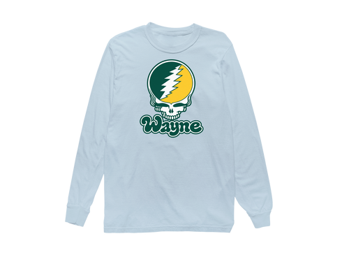 Wayne Stealie Premium Unisex Long-Sleeve — Design: Wayne State University — Chambray
