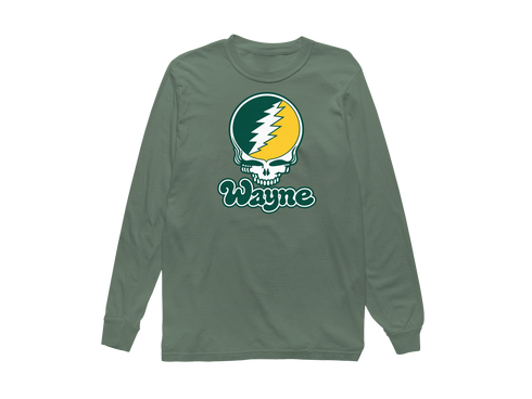 Wayne Stealie Premium Unisex Long-Sleeve — Design: Wayne State University — Light Green