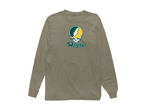 Wayne Stealie Premium Unisex Long-Sleeve — Design: Wayne State University — Sandstone