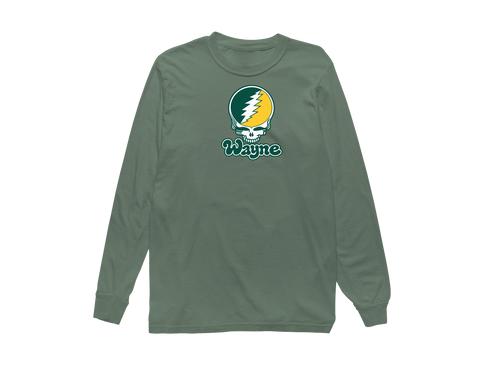 Wayne Stealie Premium Unisex Long-Sleeve — Design: Wayne State University — Light Green