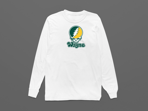 Wayne Stealie Premium Unisex Long-Sleeve — Design: Wayne State University — White