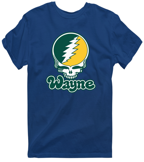 Wayne Stealie Premium Unisex T-Shirt — Design: Wayne State University — Navy
