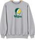 Wayne Stealie Premium Unisex Crewneck — Design: Wayne State University — Sport Grey