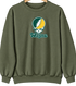 Wayne Stealie Premium Unisex Crewneck — Design: Wayne State University — Military Green