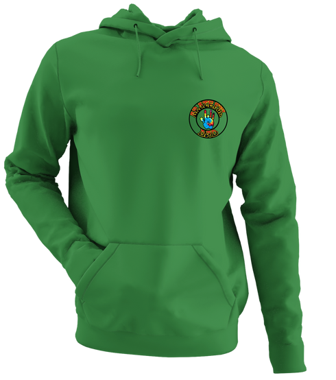 Grateful Dad Hand - Life is dead.® - Premium Grateful Dead Left Chest Hoodie - Irish Green