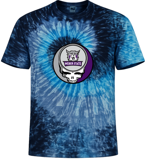 Weber State University Stealie Tie-Dye T-Shirt