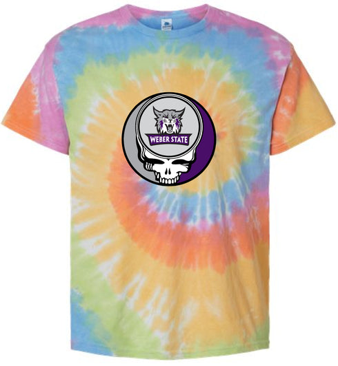 Weber State University Stealie Tie-Dye T-Shirt