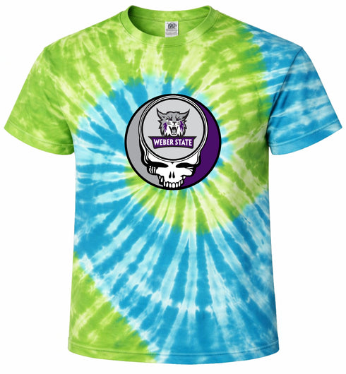Weber State University Stealie Tie-Dye T-Shirt