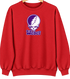 Weber State Stealie Premium Unisex Crewneck — Design: Weber State University — Red