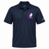 Weber State Stealie Premium Unisex Polo — Design: Weber State University — Navy