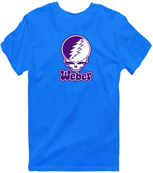 Weber State Stealie Premium Unisex T-Shirt — Design: Weber State University — Royal
