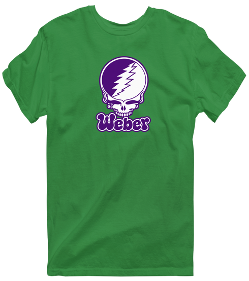 Weber State Stealie Premium Unisex T-Shirt — Design: Weber State University — Irish Green