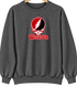 Wesleyan Stealie Premium Unisex Crewneck — Design: Wesleyan University — Dark Heather