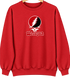Wesleyan Stealie Premium Unisex Crewneck — Design: Wesleyan University — Red