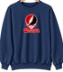 Wesleyan Stealie Premium Unisex Crewneck — Design: Wesleyan University — Navy