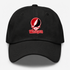 Wesleyan Stealie Premium Unisex Dad Hat — Design: Wesleyan University — Black
