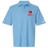 Wesleyan Stealie Premium Unisex Polo — Design: Wesleyan University — Blue