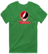Wesleyan Stealie Premium Unisex T-Shirt — Design: Wesleyan University — Irish Green