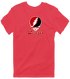 Wesleyan Stealie Premium Unisex T-Shirt — Design: Wesleyan University — Heather Red