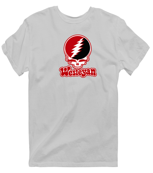 Wesleyan Stealie Premium Unisex T-Shirt — Design: Wesleyan University — Sport Grey