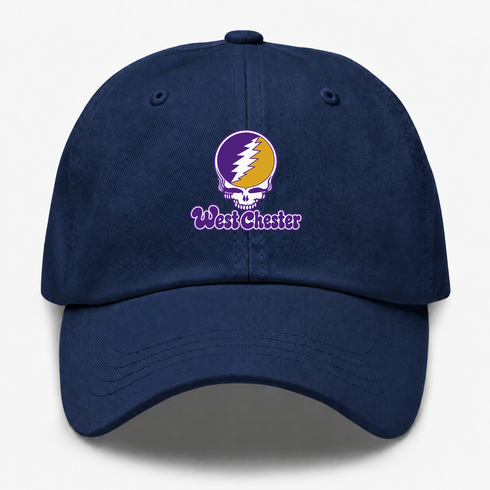 West Chester Stealie Premium Unisex Dad Hat — Design: West Chester University — Navy