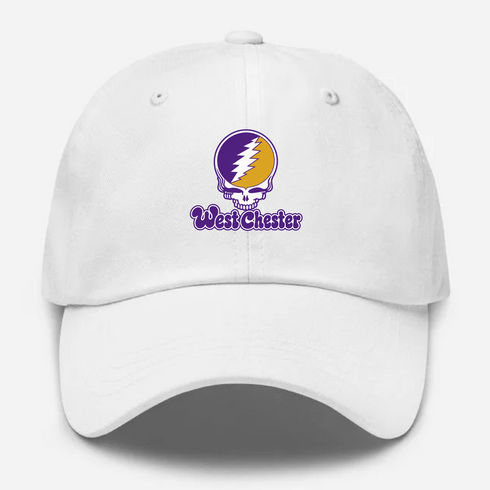 West Chester Stealie Premium Unisex Dad Hat — Design: West Chester University — White