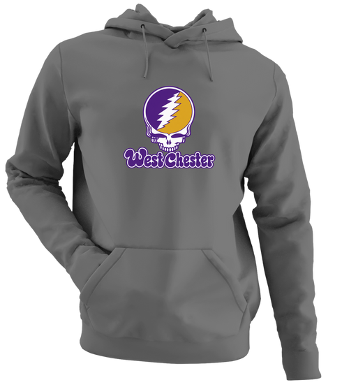 West Chester Stealie Premium Unisex Hoodie — Design: West Chester University — Charcoal