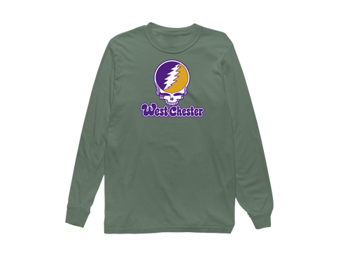 West Chester Stealie Premium Unisex Long-Sleeve — Design: West Chester University — Light Green