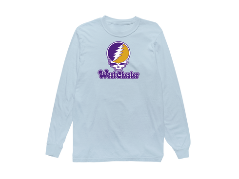 West Chester Stealie Premium Unisex Long-Sleeve — Design: West Chester University — Chambray