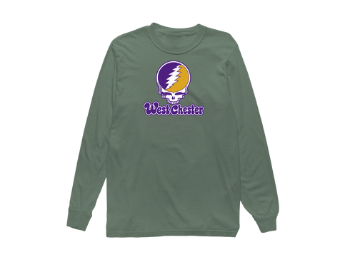 West Chester Stealie Premium Unisex Long-Sleeve — Design: West Chester University — Light Green