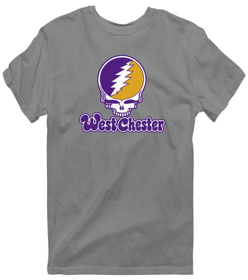 West Chester Stealie Premium Unisex T-Shirt — Design: West Chester University — Dark Heather