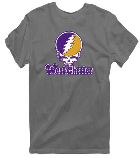 West Chester Stealie Premium Unisex T-Shirt — Design: West Chester University — Charcoal