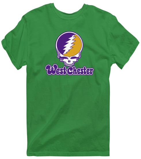 West Chester Stealie Premium Unisex T-Shirt — Design: West Chester University — Irish Green