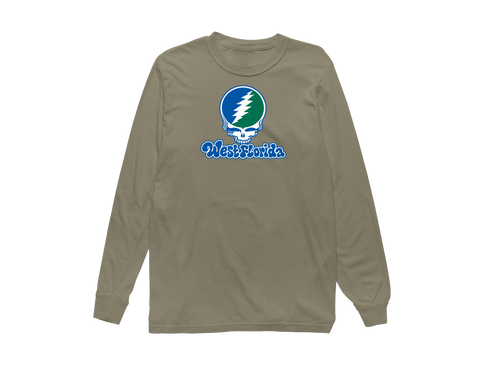 West Florida Stealie Premium Unisex Long-Sleeve — Design: West Florida University of — Sandstone