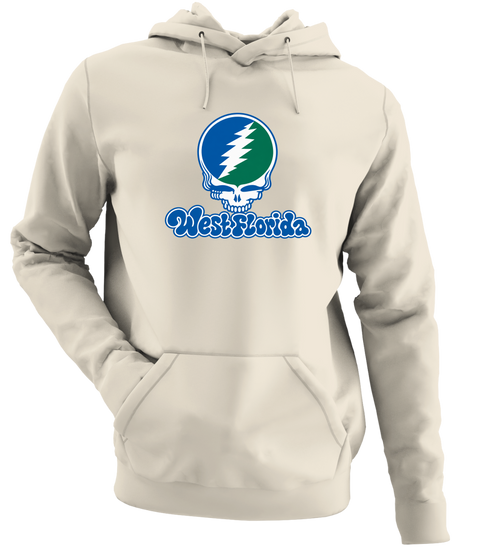 West Florida Stealie Premium Unisex Hoodie — Design: West Florida University of — Sand