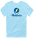 West Florida Stealie Premium Unisex T-Shirt — Design: West Florida University of — Light Blue