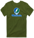 West Florida Stealie Premium Unisex T-Shirt — Design: West Florida University of — Military Green