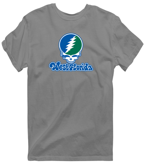 West Florida Stealie Premium Unisex T-Shirt — Design: West Florida University of — Dark Heather