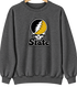 West Virgina Stealie Premium Unisex Crewneck — Design: West Virginia State University — Dark Heather