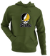 West Virgina Stealie Premium Unisex Hoodie — Design: West Virginia State University — Military Green