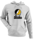 West Virgina Stealie Premium Unisex Hoodie — Design: West Virginia State University — Sport Grey