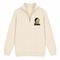 West Virgina Stealie Premium Unisex Quarter-Zip — Design: West Virginia State University — Sand