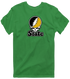 West Virgina Stealie Premium Unisex T-Shirt — Design: West Virginia State University — Irish Green