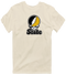 West Virgina Stealie Premium Unisex T-Shirt — Design: West Virginia State University — Sand