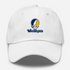 West Virginia Stealie Premium Unisex Dad Hat — Design: West Virginia University — White