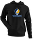 West Virginia Stealie Premium Unisex Hoodie — Design: West Virginia University — Black